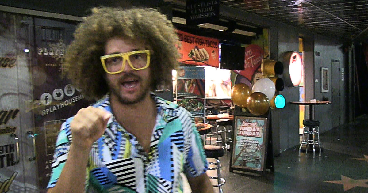 Redfoo -- Training to Be Tennis Pro ... Everyday, I'm Hustlin'
