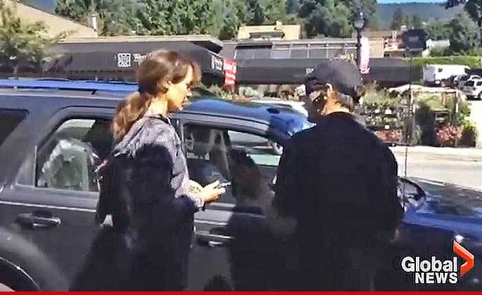 Jennifer Beals -- What a Feeling for a German Shepherd in a Hot  Car