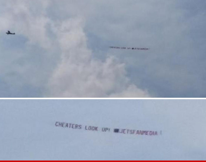 Jets Fans Troll Patriots Practice -- YOU'RE ALL CHEATERS!!!