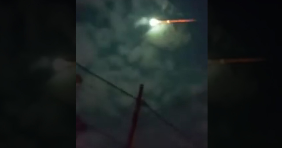 Fire In The Sky ... Huge Meteor Lights Up Argentina