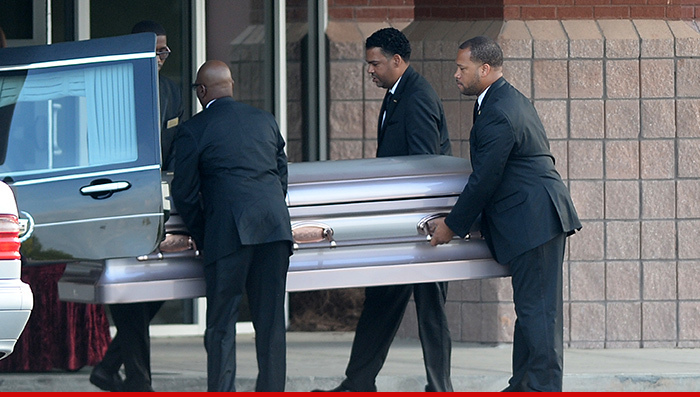 Bobbi Kristina -- Casket Arrives for Funeral  (PHOTOS)