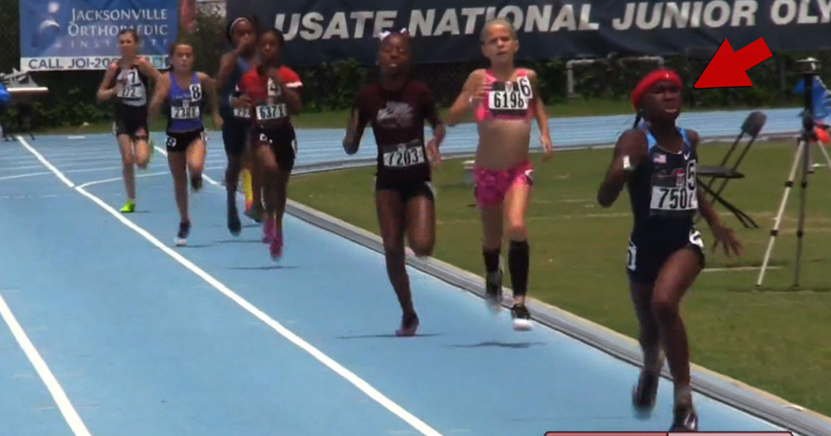 Chad Johnson's Daughter -- Destroys JR Olympics ... Wins Gold Medal In 800m
