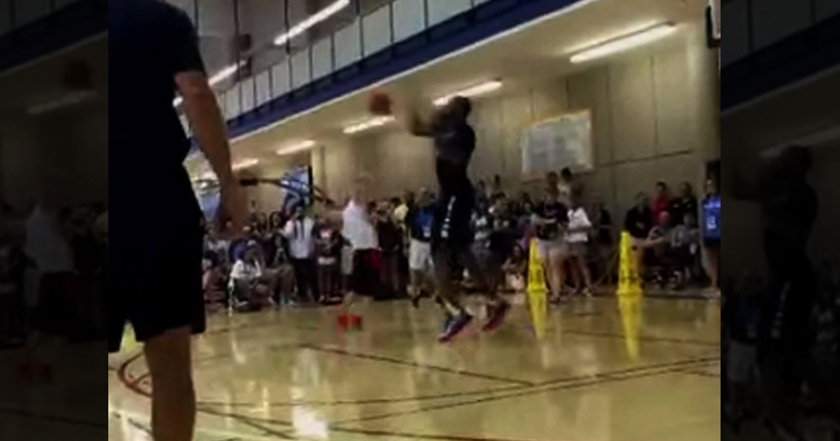 Kevin Durant -- Destroys Little Kid ... With Monster Block (VIDEO)