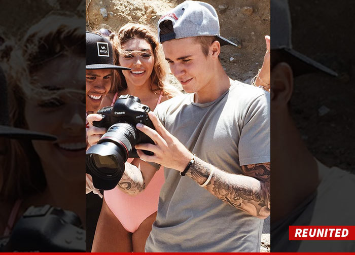 Justin Bieber -- Zooms In On Ex Chantel Jeffries