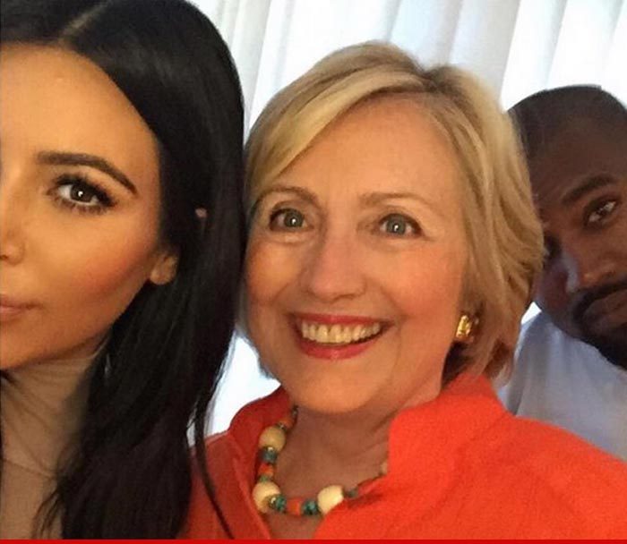 Kim Kardashian -- I Scored the Only Selfie with Hillary Clinton!