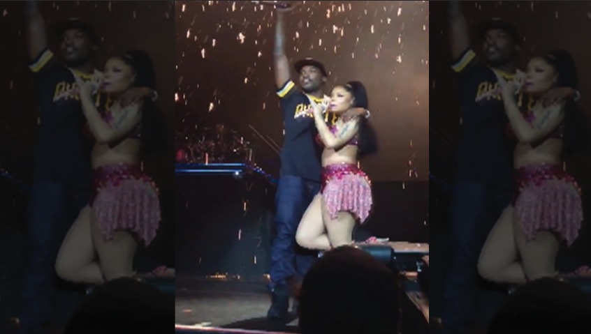 Nicki Minaj -- Calls Meek Mill 'Baby Father' ... Pregnant? (VIDEO)