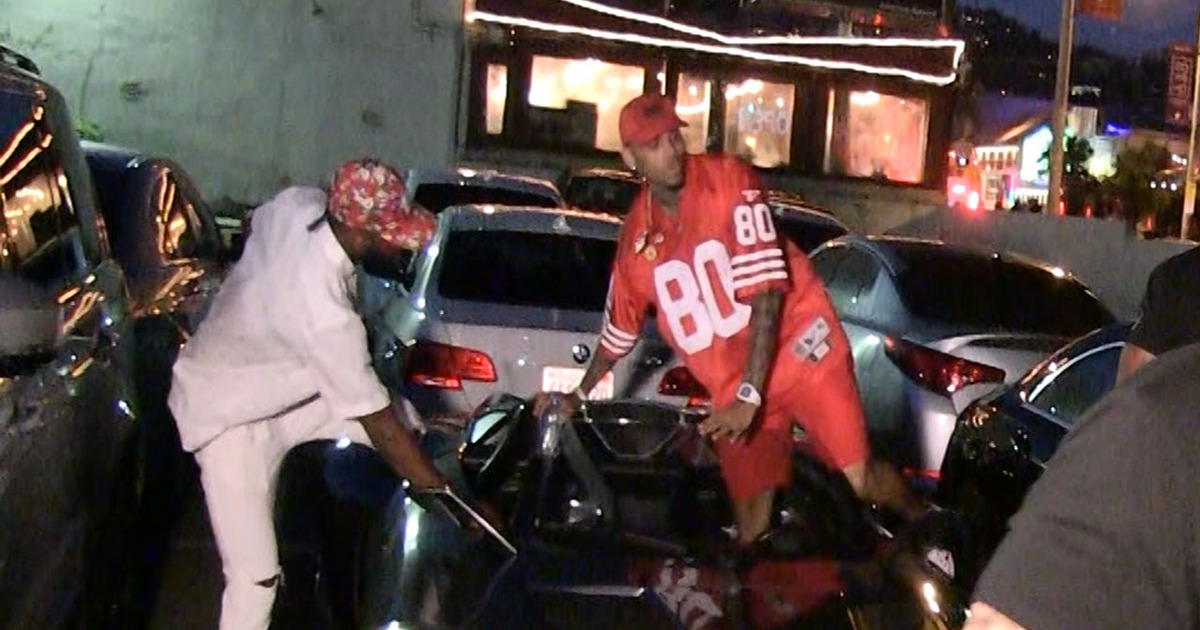 Chris Brown -- Gets Smart ... Dodges Possible DUI? (VIDEO)