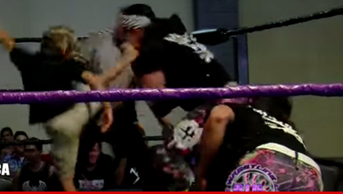 'The Young Bucks' Wrestlers -- Little Kid Took Our Best Move Like a Pro (VIDEO)