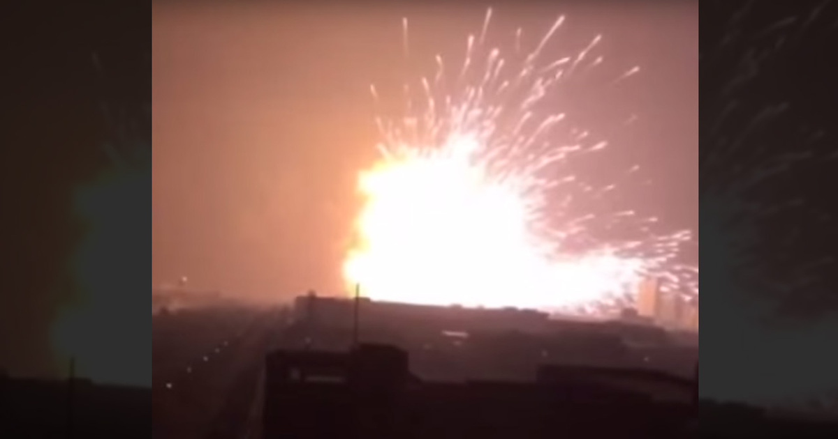Massive Explosion -- Giant Fireball Covers City In China (VIDEO)