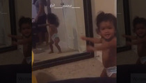 Chris Brown -- Little Royalty Busts A Move ... Just Like Me (VIDEO)
