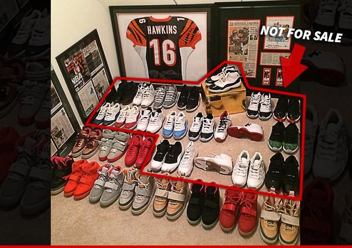 Browns Andrew Hawkins -- All Yeezys MUST GO ... But Don't Touch My Jordans!