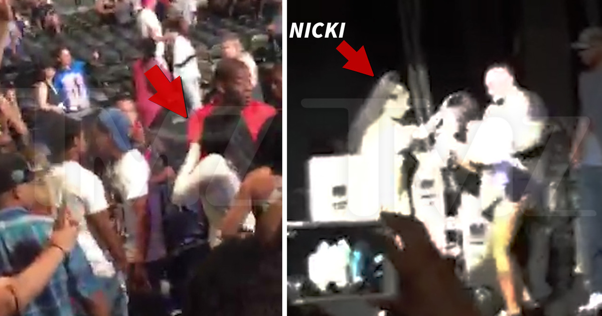 Nicki Minaj -- Fans Pepper Sprayed at Concert