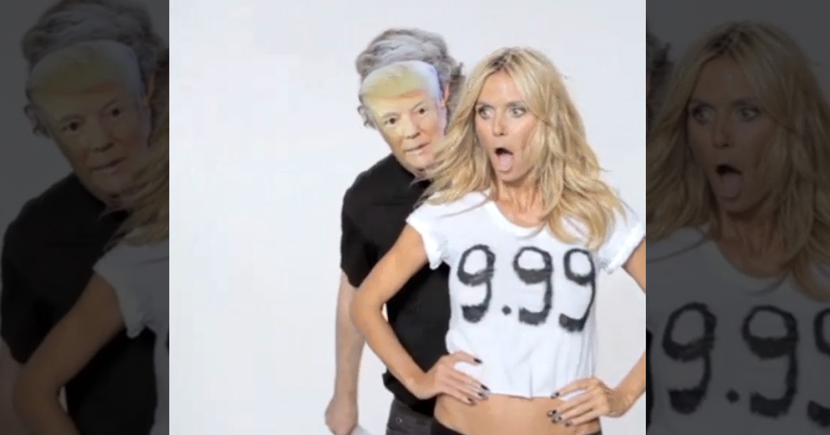 Heidi Klum -- Not a 10? I'll Show You, Donald Trump ... (VIDEO)