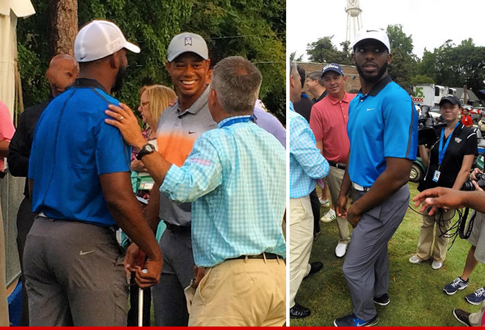 Chris Paul -- Trash Talking Tiger Woods ... on Golf Shots!