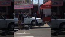 Pink's Hot Dogs -- Car Crashes Onto Sidewalk of L.A. Landmark (VIDEO)