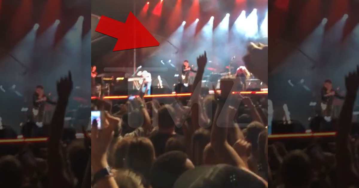 Mumford & Sons – Gear Hurled into Concert Crowd ... Fan Gets Injured