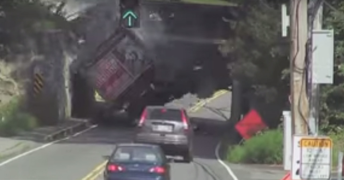 Infamous Bridge Destroys Another Truck