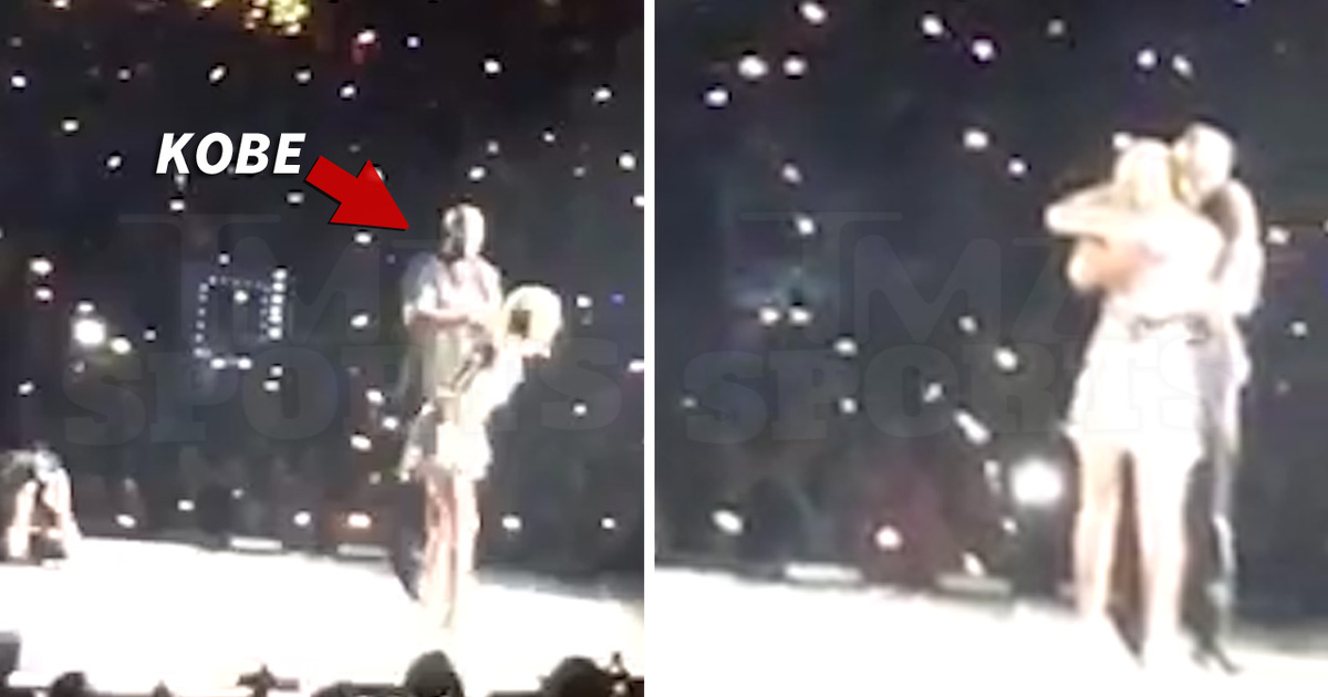 Taylor Swift -- Kobe Bryant Jumps Onstage in Banner Night (VIDEO)