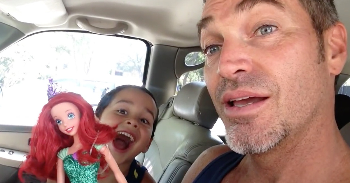 Awesome Dad -- My Son Can Have Whatever He Wants ... Even A Doll (VIDEO)