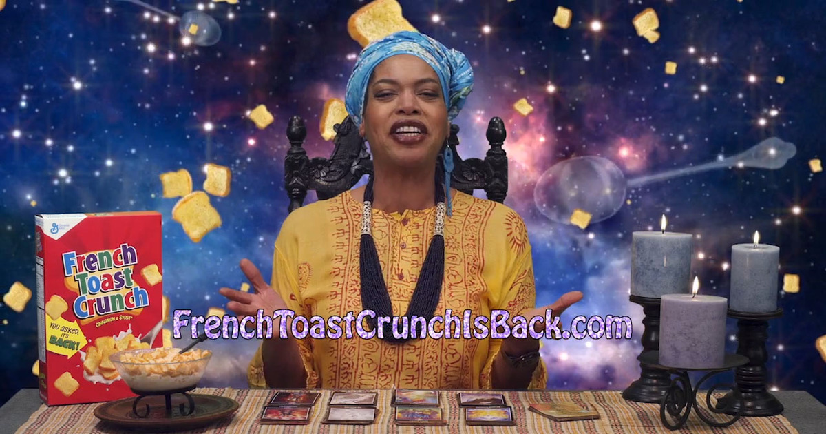 Miss Cleo Lawsuit -- Psychic Network Tarot Parts French Toast Crunch TV Ad