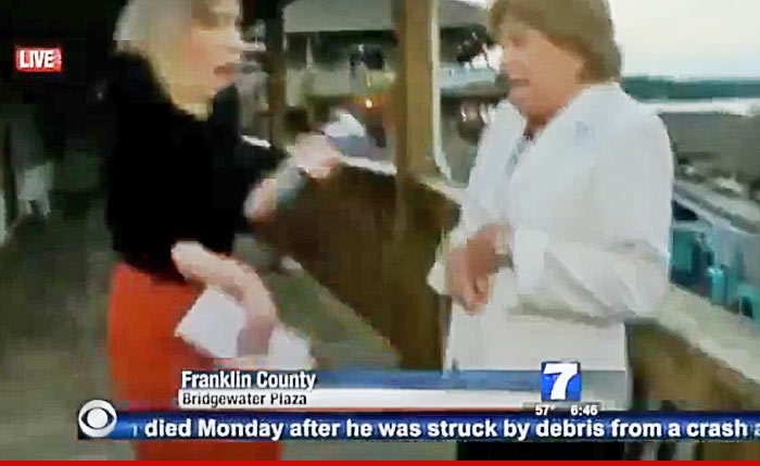 Live TV Shooting -- Reporter and Photog Killed (Update: Cops Chasing Suspect)