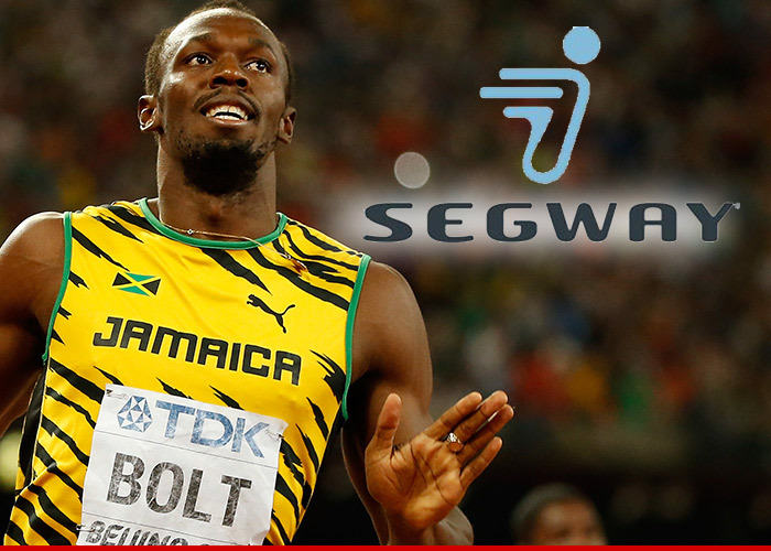 Segway To Usain Bolt -- Don't Blame Us ... Blame The Clumsy Driver