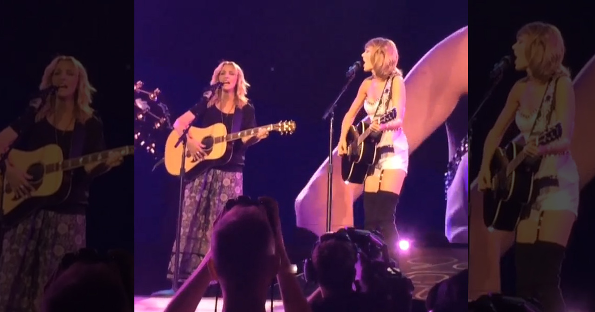 Taylor Swift and Lisa Kudrow Smell Up Staples Center (VIDEO)