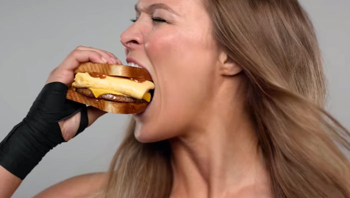 Ronda Rousey -- I Can Make Breakfast Sexy ... Debuts Carl's Jr. Ad