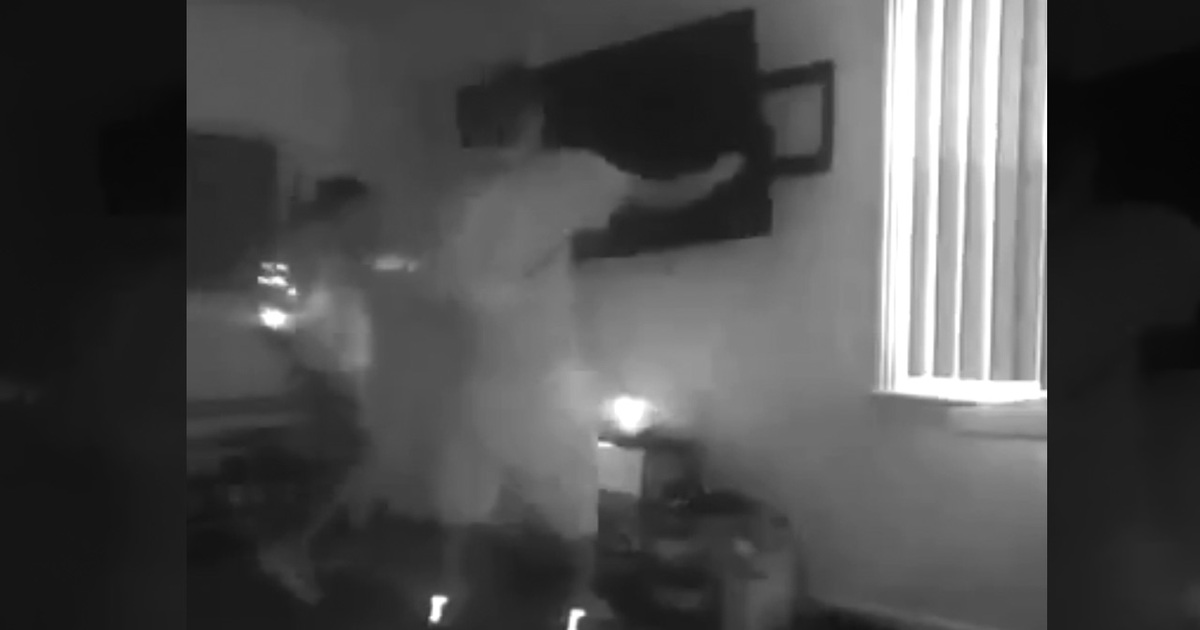 Dumb Burglars -- Can't Figure Out How To Steal TV