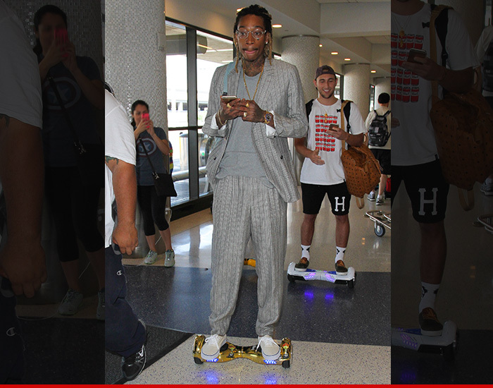Wiz Khalifa -- Defiant with LAX Cops ... I'm Back on My 'Hoverboard'