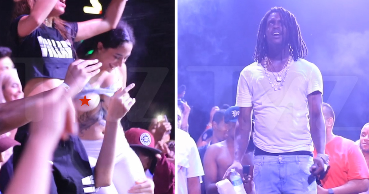 Chief Keef -- Gets Flashed By Fan ... Forgets Everything!! (VIDEO)