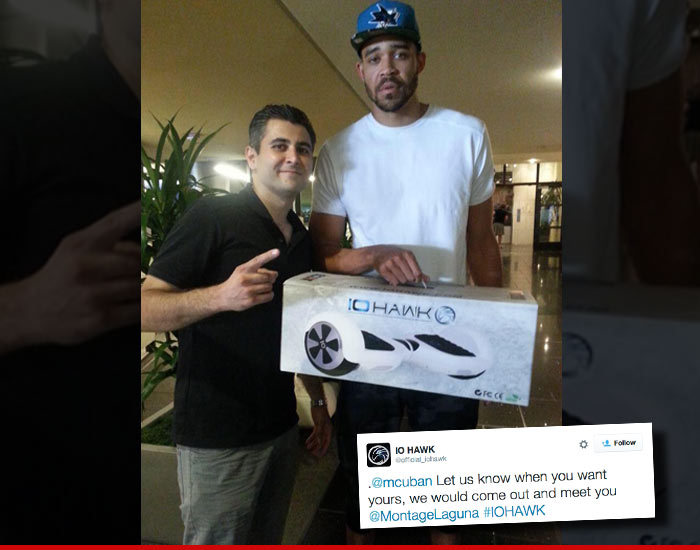 Mark Cuban -- I REJECT  Your 'Hoverboard' -- And What's My Player Doing There? (PHOTO)
