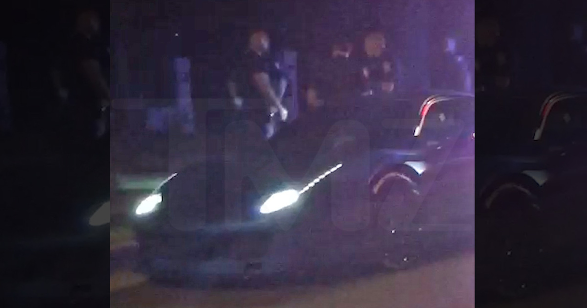 Justin Bieber-- Nailed by Lotsa Cops for Speeding (VIDEO)
