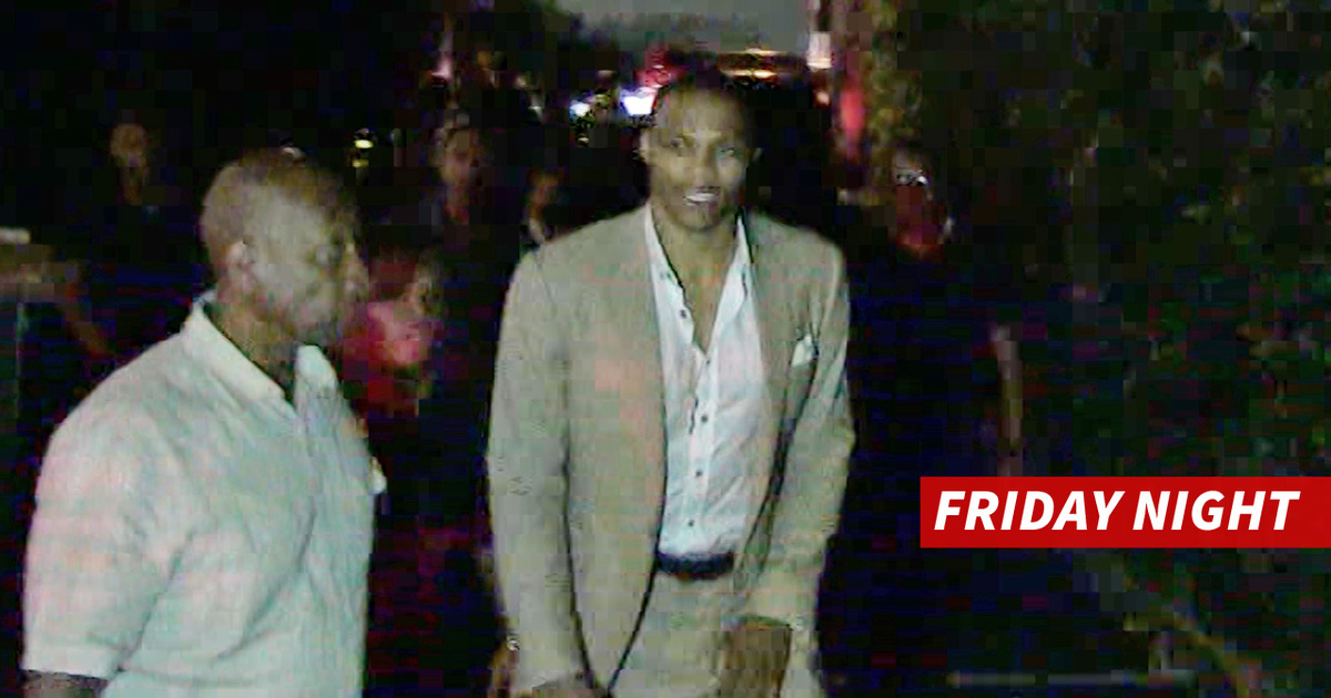 Russell Westbrook -- Hits Hollywood Nightclub ... Night Before Wedding