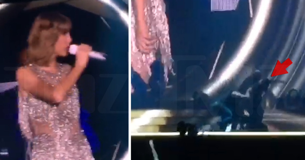 Taylor Swift -- Felony Assault Onstage ... Fan Busted for Brawl (VIDEO)