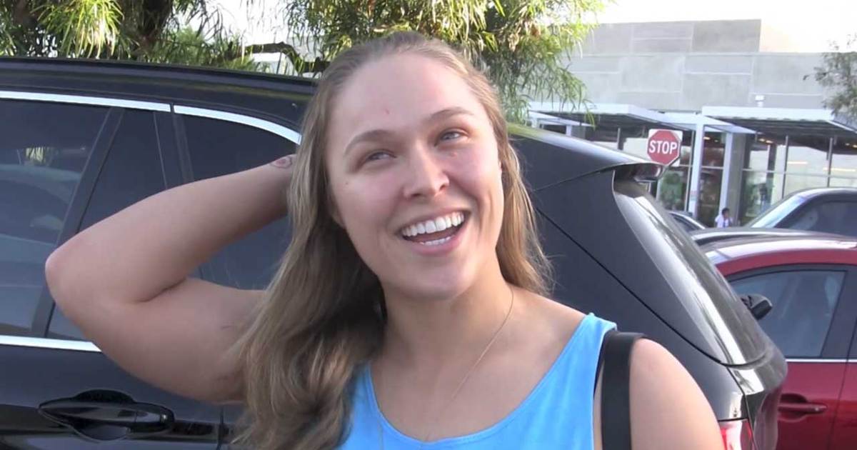 Ronda Rousey -- Hell Yeah I'll Go to Marine Ball ... But There's a Catch!