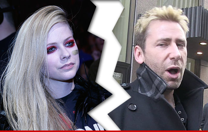 Avril Lavigne & Chad Kroeger -- Calling It Quits After 2 Years Of Marriage