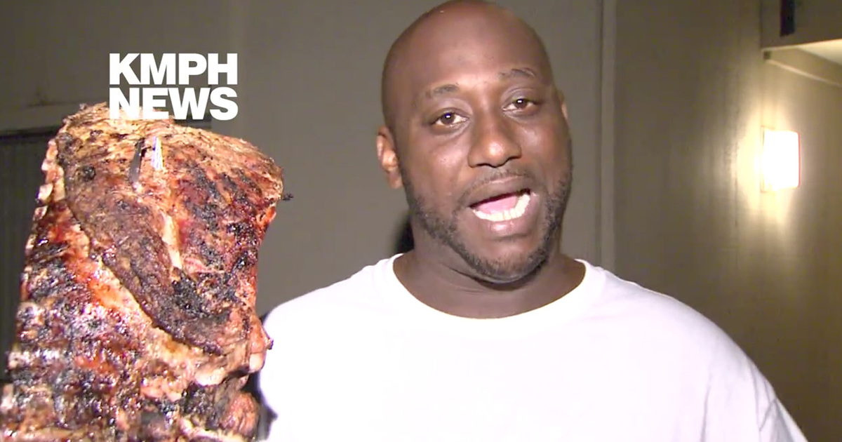 BBQ Man -- Gotta Save My Ribs In Apartment Fire
