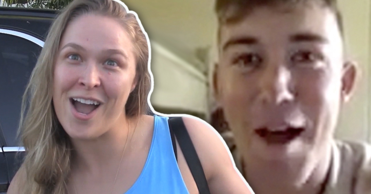 Ronda Rousey's Marine -- FIRED UP ... When He Learns She Accepts Date (TMZ TV)