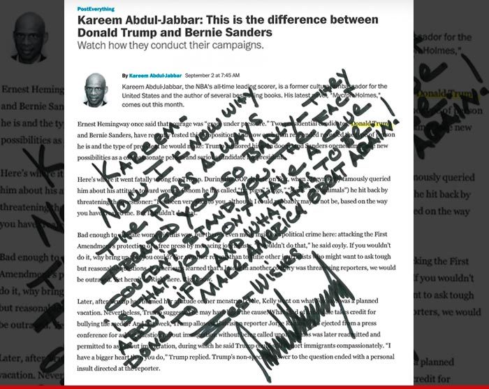 Donald Trump -- Everyone Hates Kareem Abdul-Jabbar