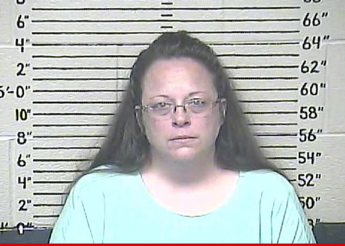 County Clerk Kim Davis Mug Shot -- I'll Make A Great Prison Wife (PHOTO)