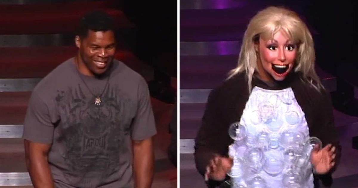 Herschel Walker -- Dude Looks Like A Lady ... Goes Gaga At Vegas Show