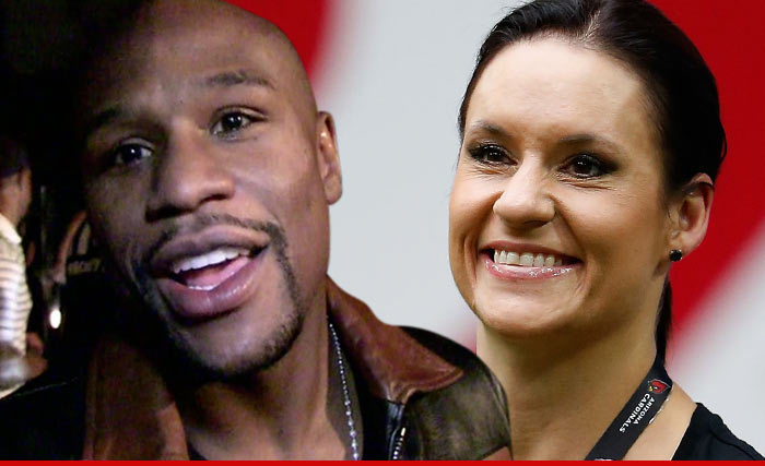 NFL's Female Coach -- Walking Mayweather to Ring ... For Berto Fight