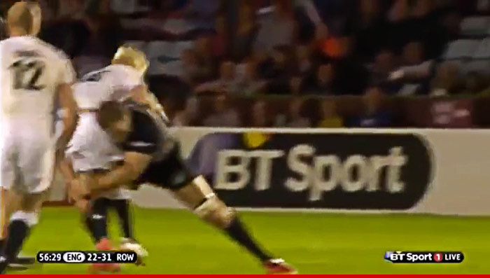 U.K. Reality Star -- OBLITERATED BY RUGBY PRO ... Hospitalized, Cracked Ribs