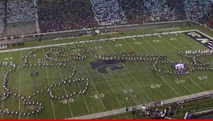 Kansas State -- Suspends Band Director ... For BJayhawk Formation