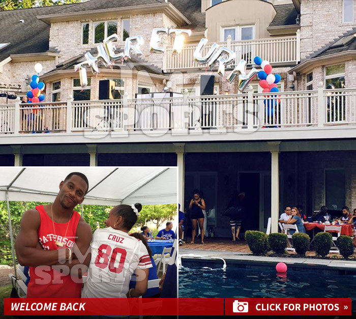 NFL's Victor Cruz -- Massive Mansion Party ... For 'The Return'