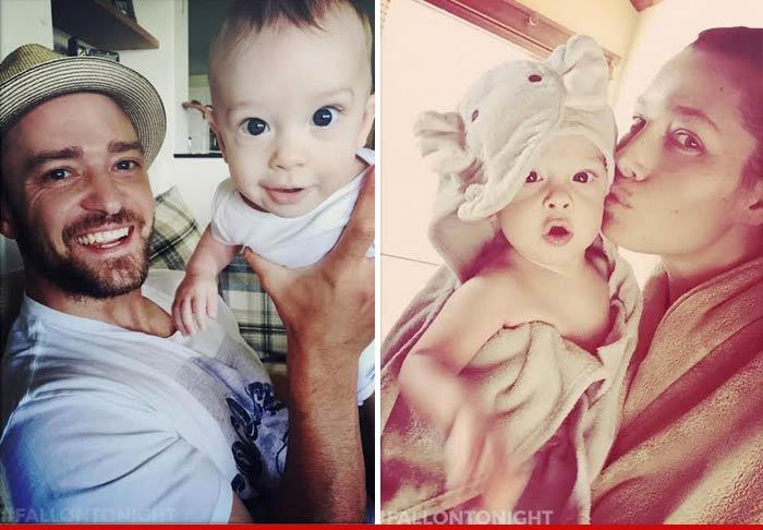 Justin Timberlake, Jessica Biel -- Meet Our Kid (PHOTOS)