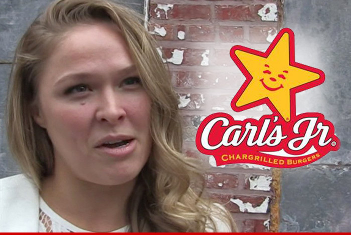 Ronda Rousey -- Carl's Jr. Ready for Round Two ... After Record Sales