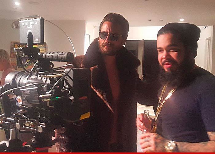 Scott Disick -- Hand Me My Fur, Bruh ... Let's Do This, French Montana! (PHOTO)