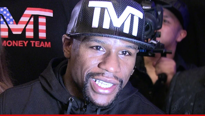 Floyd Mayweather -- I Like My Gloves Just Like My Money ... GREEN!!
